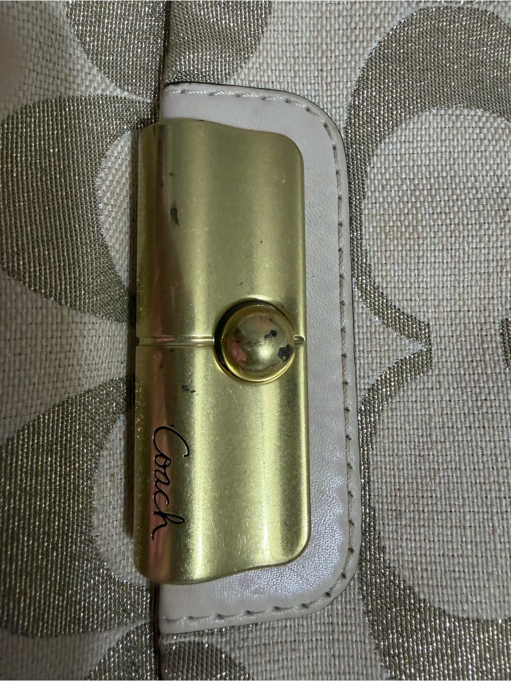 Coach Signature Canvas Hobo Bag in Tan - Picture 6 of 8